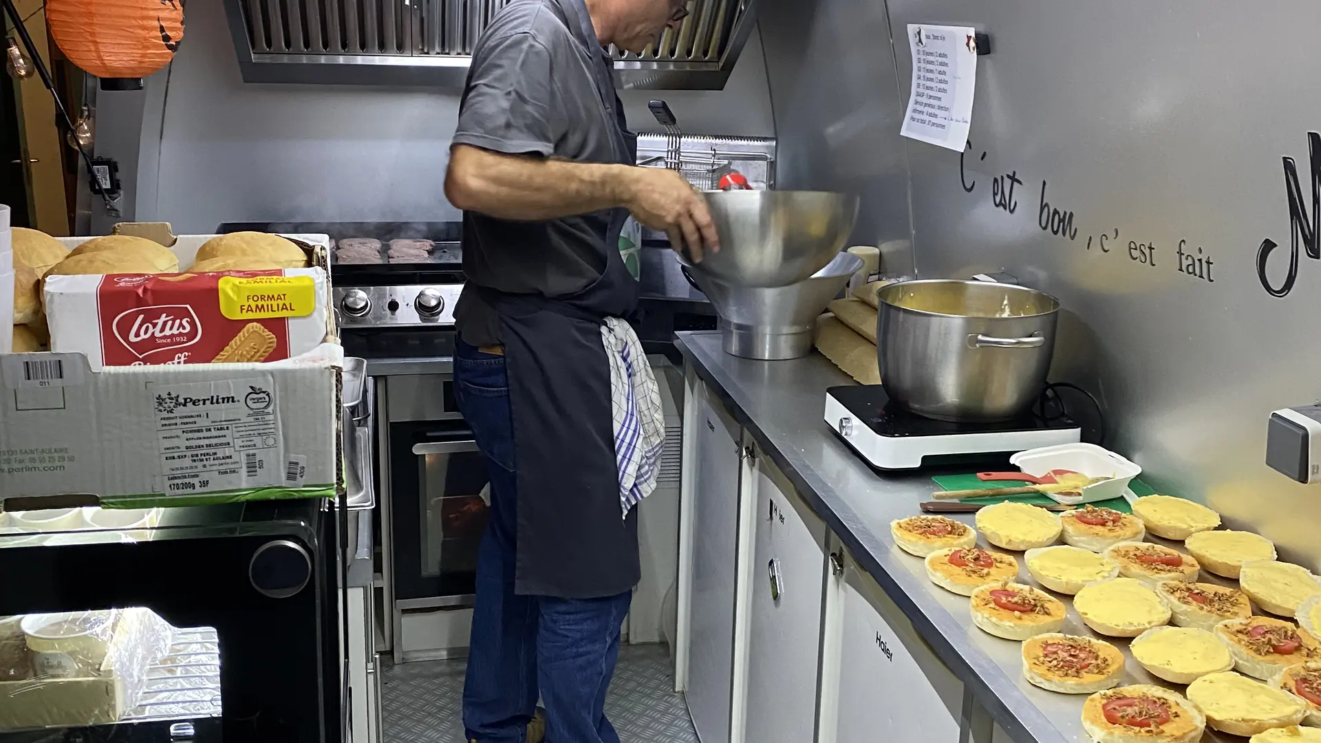 Foodtruck  - préparation