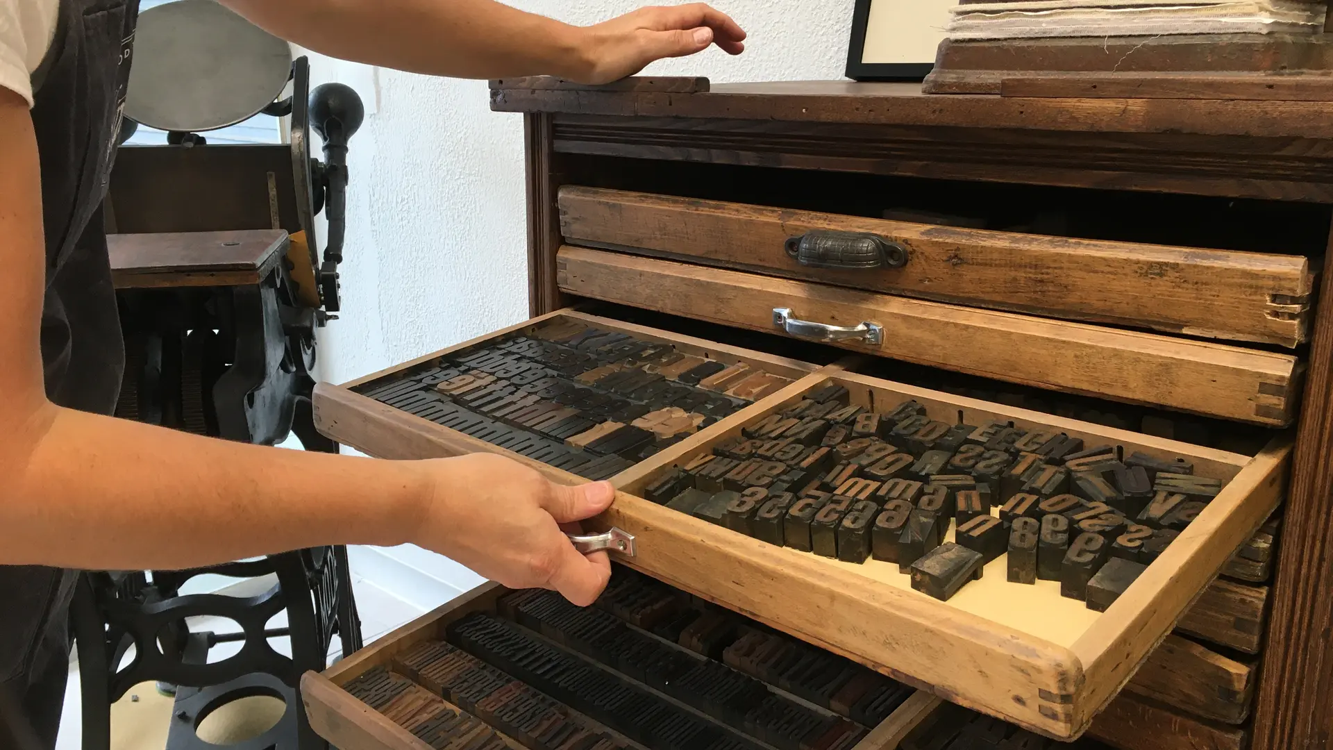 Caractères d'imprimerie traditionnelle