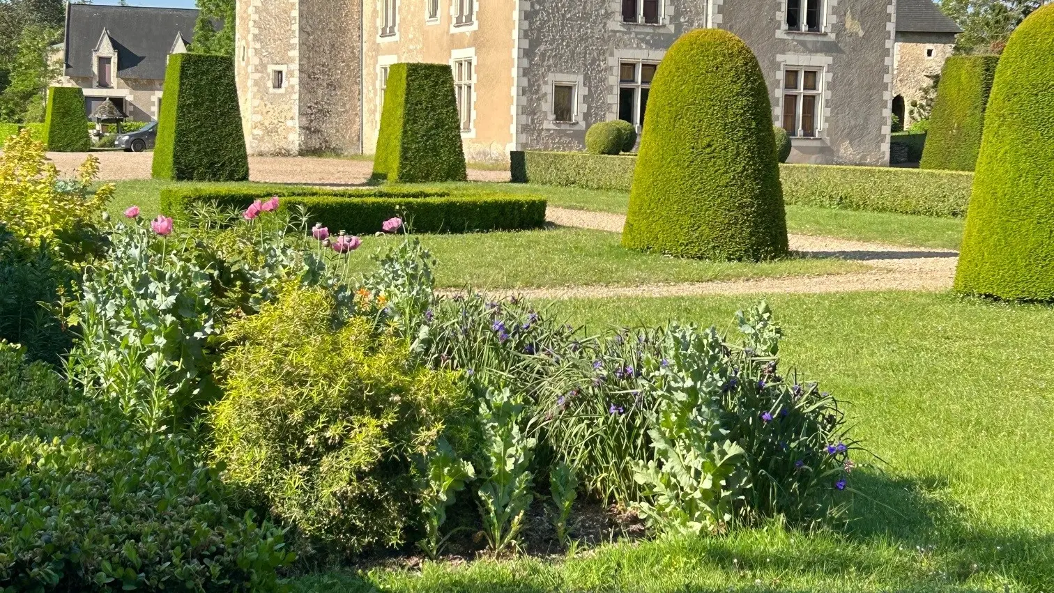 Jardin du château de Lorrière_Dissé sous le Lude