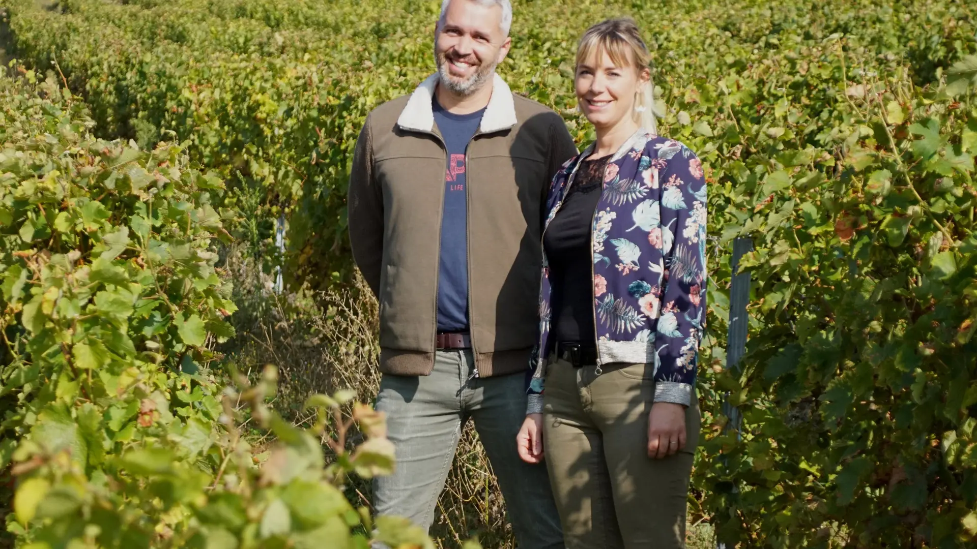 Claire et Guillaume vignerons