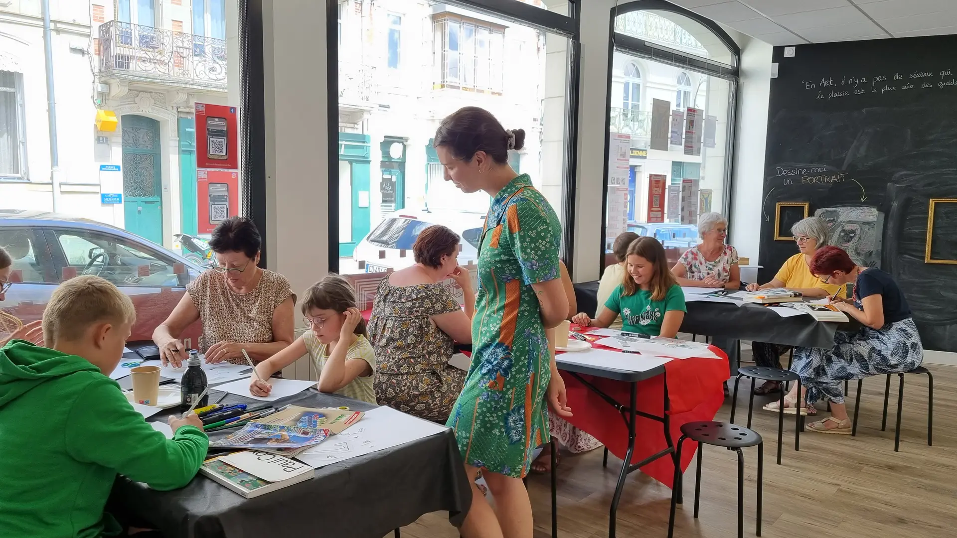 Atelier créatif - sérigraphie avec Marie Leroy