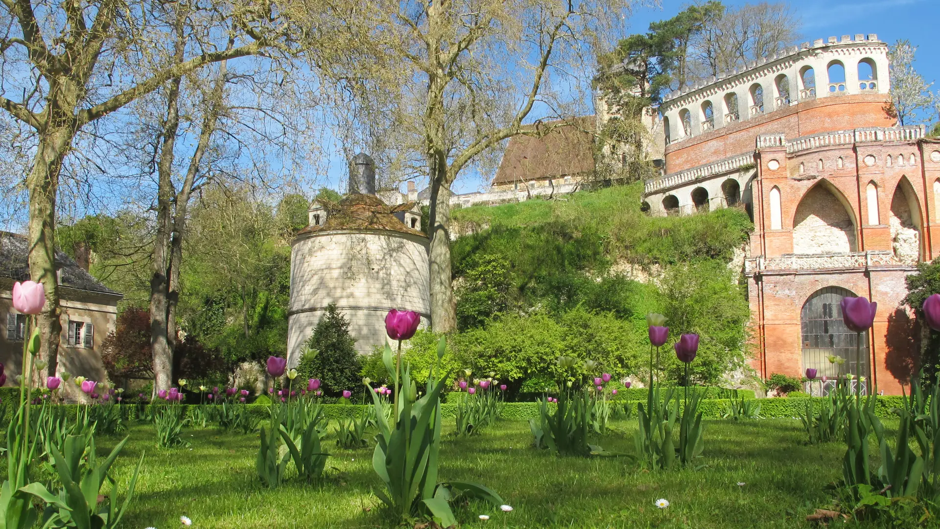 Jardin du chateau_Poncé sur Loir