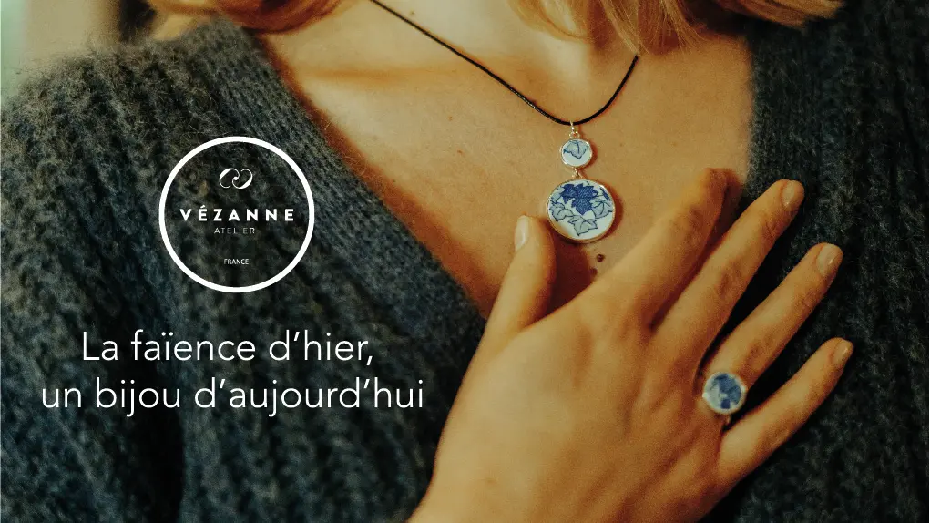 La parure lierre bleue