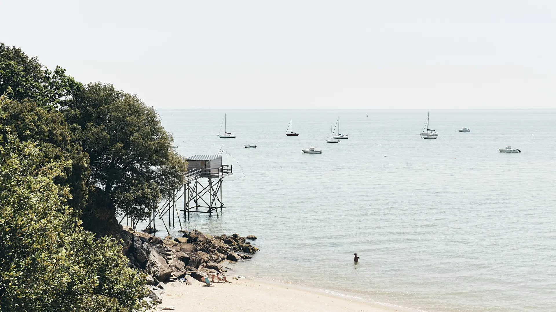 Plage de Virechat à Saint-Nazaire