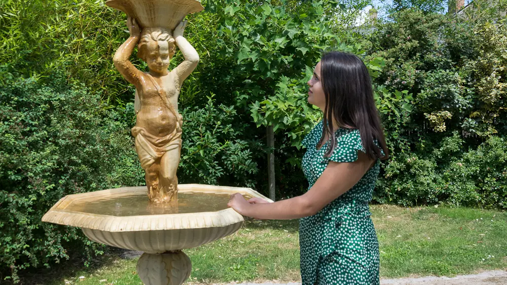 Visite Solesmes - fontaine