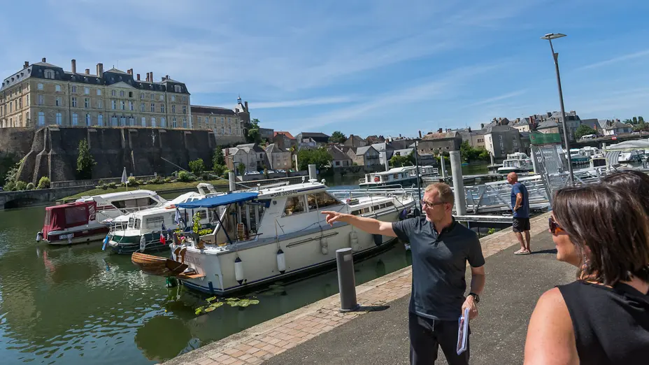 Visite de Sablé-sur-Sarthe - port et château