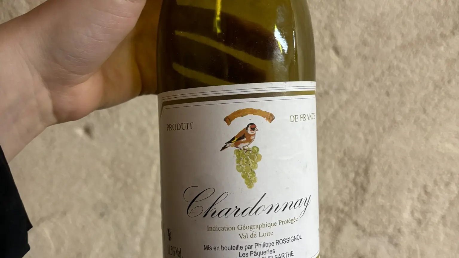 Vignoble de Parcé - Bouteille de Chardonnay
