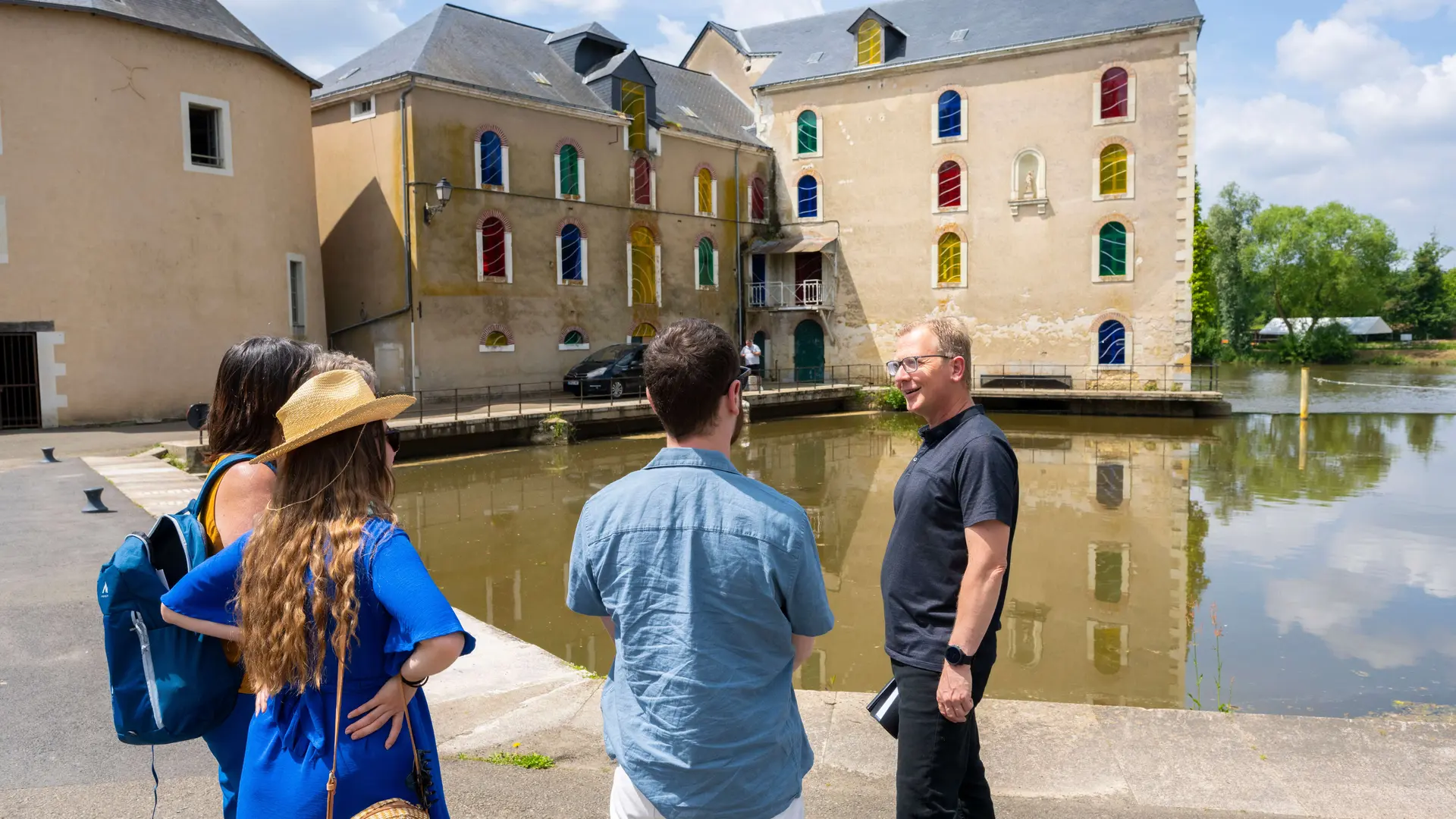 Visite guidée Malicorne - les moulins