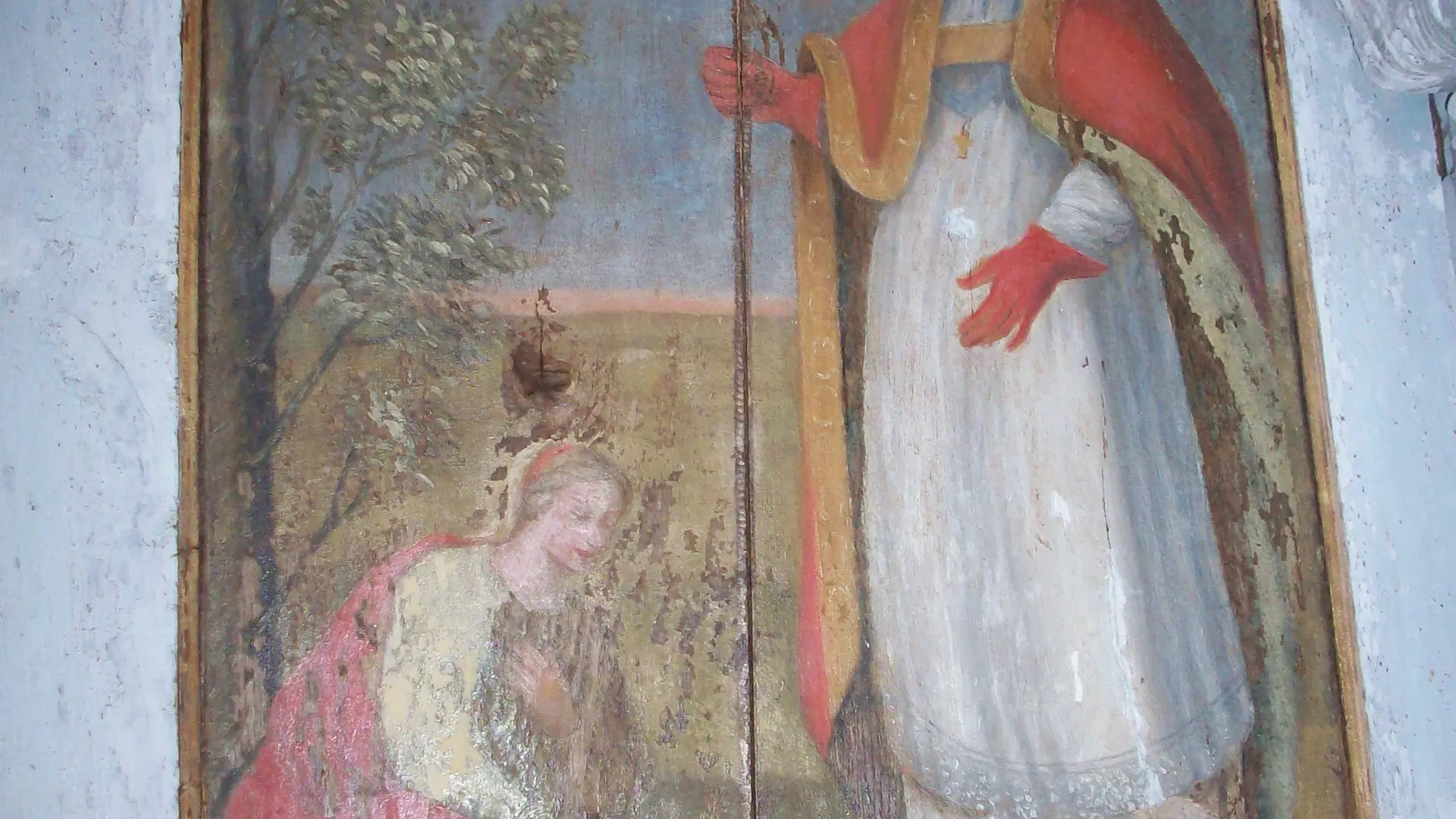 peinture  retable
