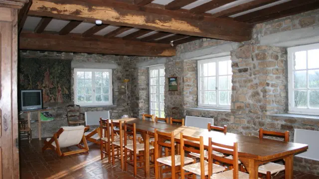 la grande salle du gîte...