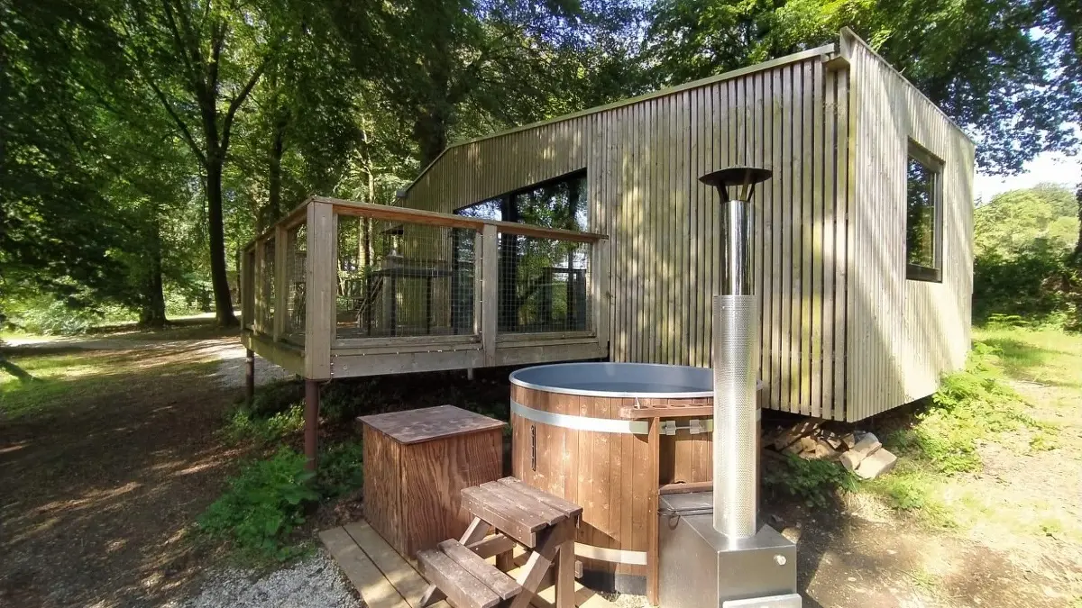 lodge terrasse spa hebergement insolite