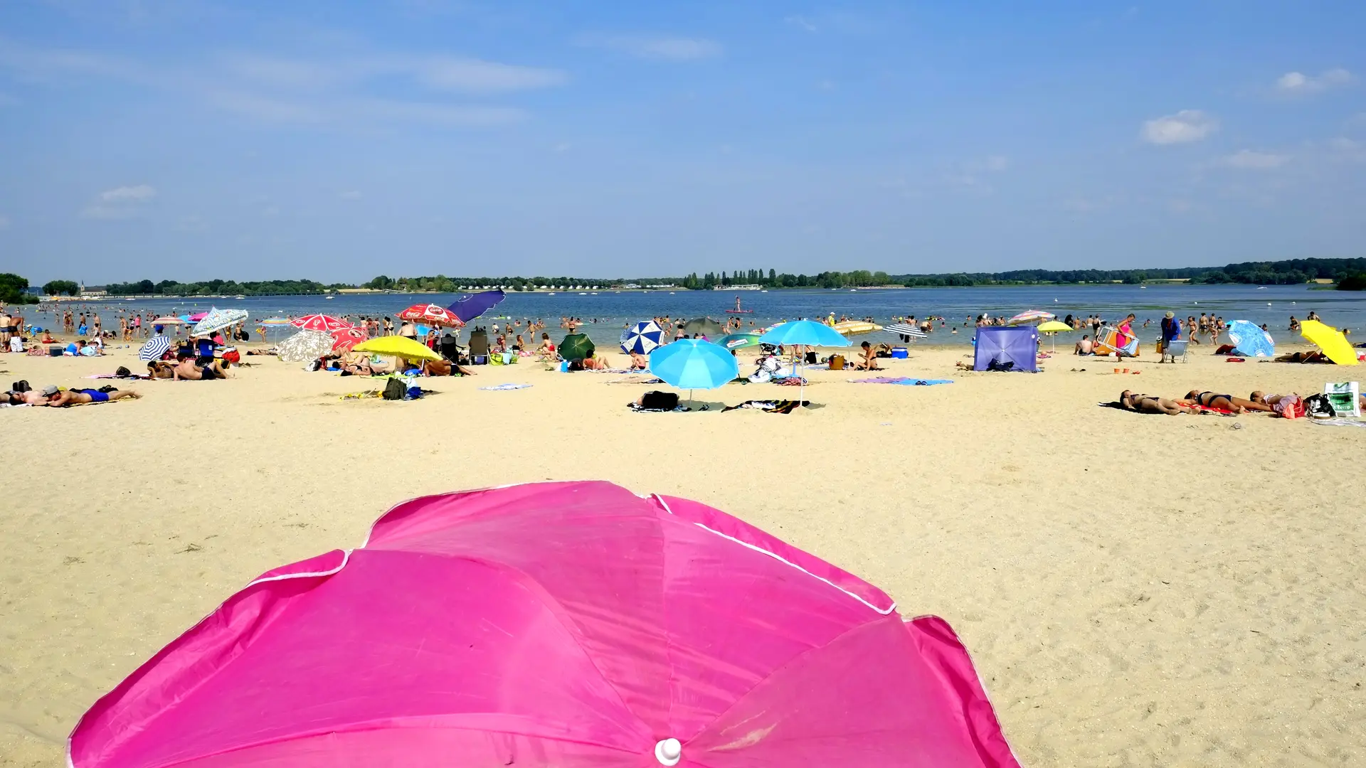 Plage de Giffaumont - Lac du Der en Champagne