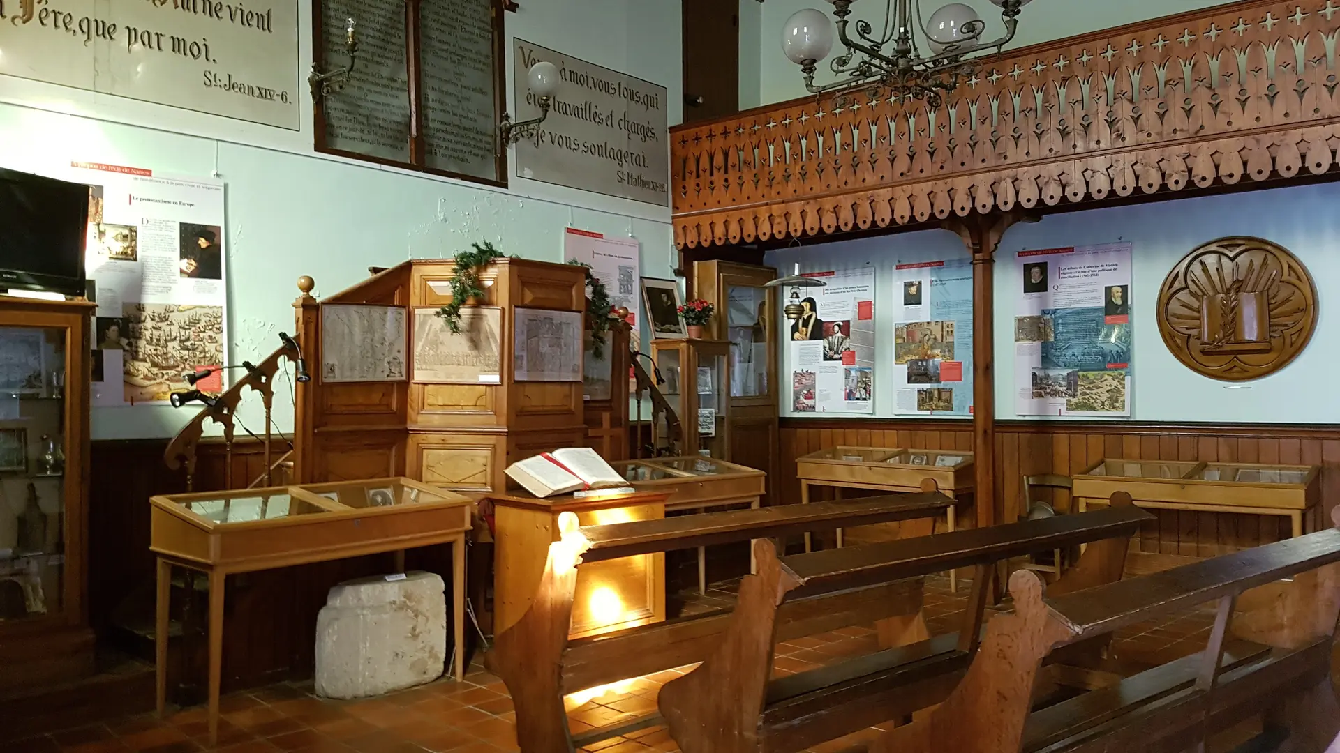 Intérieur musée grange