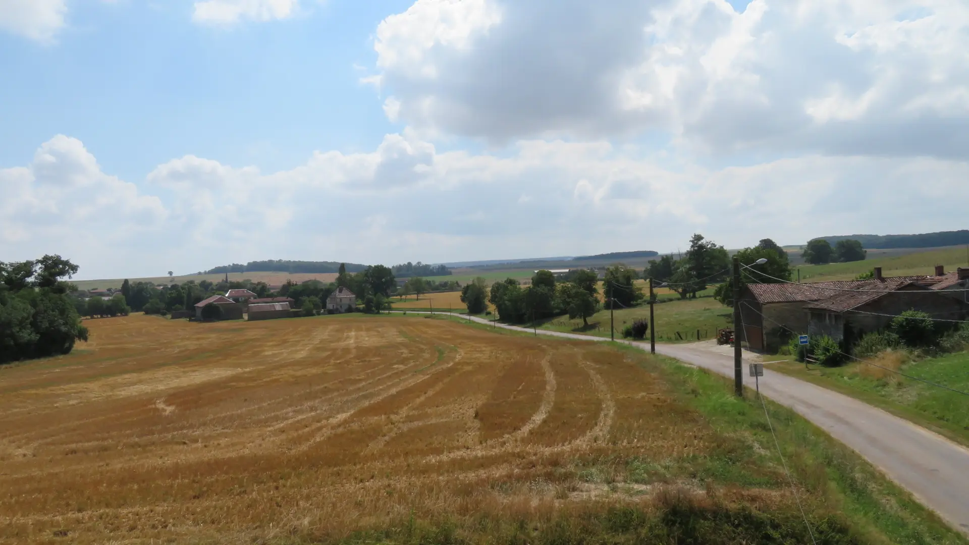 Le relais des Epeires - vue bas du village