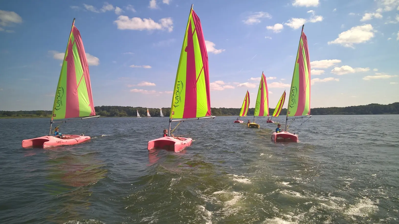 Ligue de l'Enseignement - Stage Funboat- Lac du Der