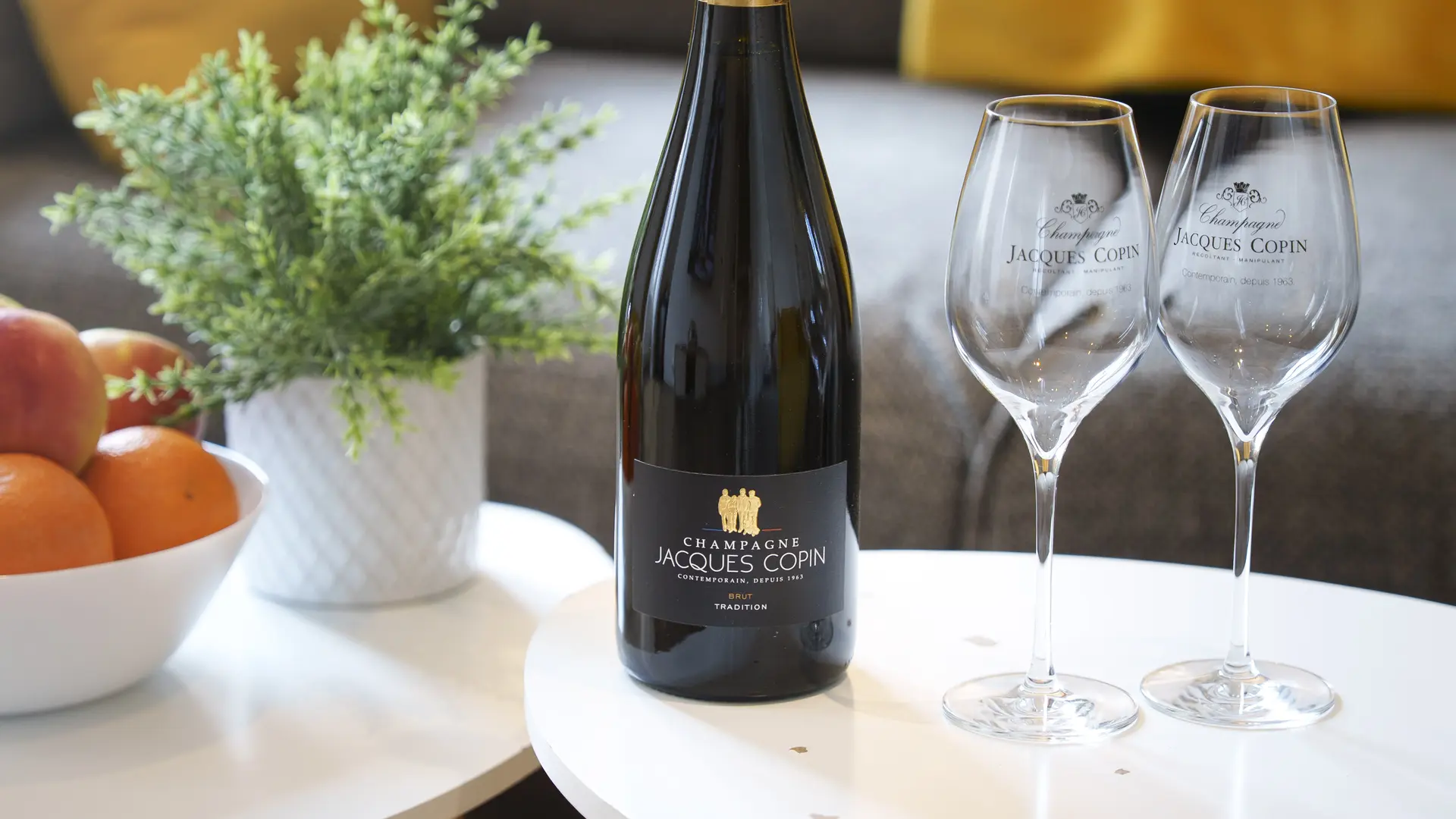 Champagne à dispo au frais