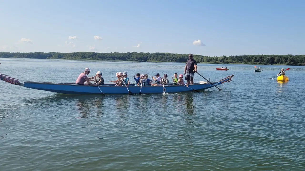 Ligue de l'Enseignement - Dragon Boat- Lac du Der