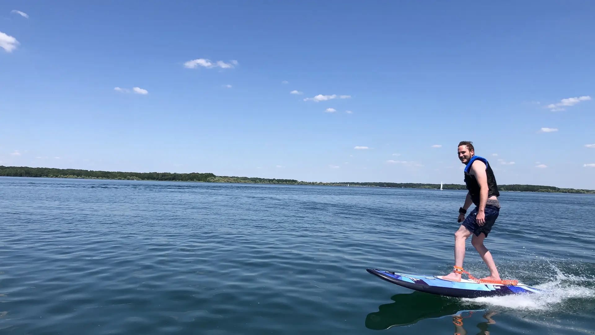 Surf électrique 1 - Lac du Der en Champagne