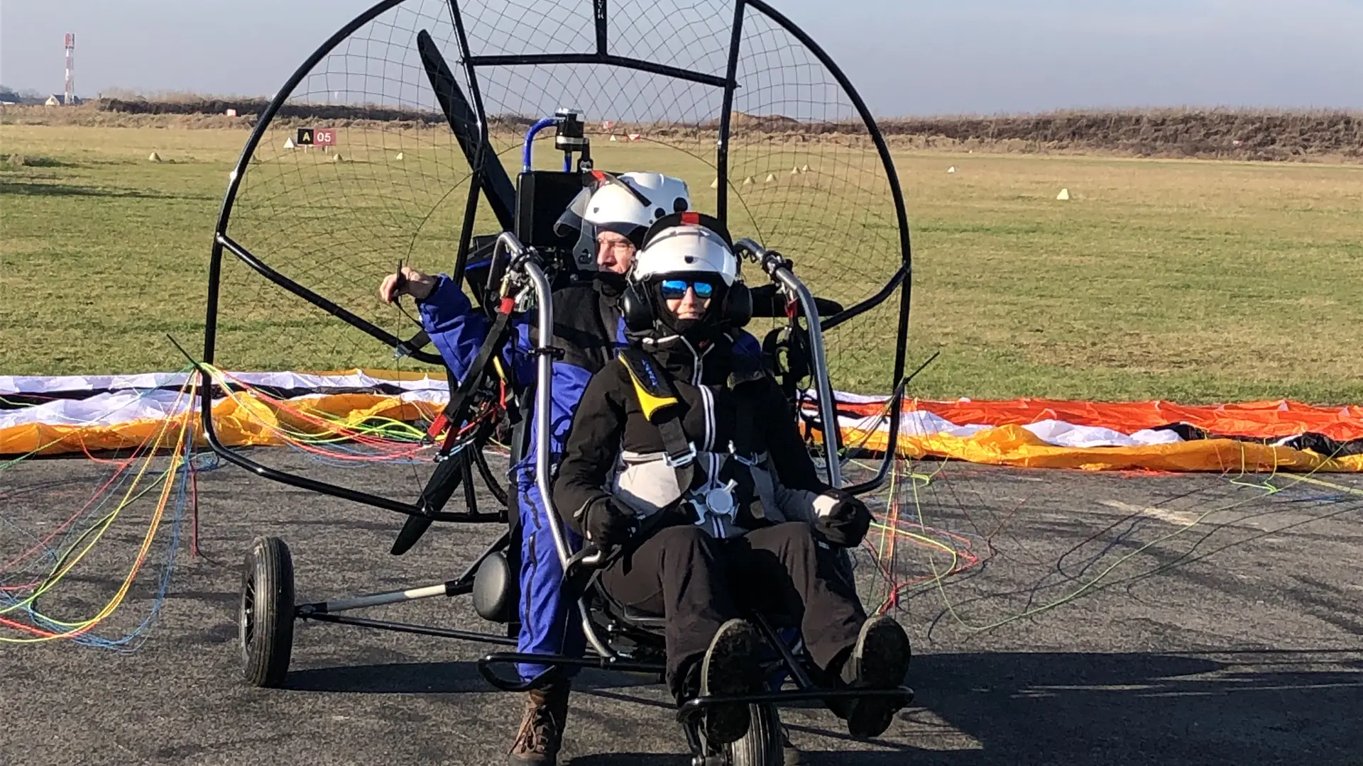 Paramoteur biplace - Vauclerc Aviation - Lac du Der en Champagne