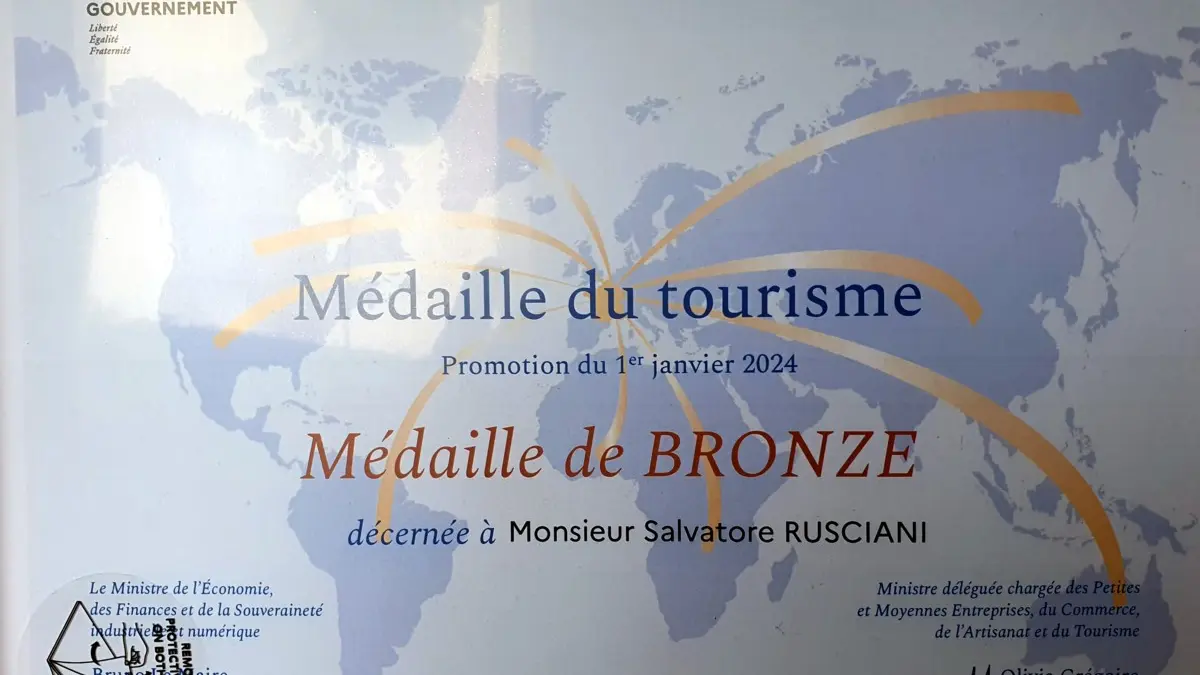 Médaille du Tourisme 2024