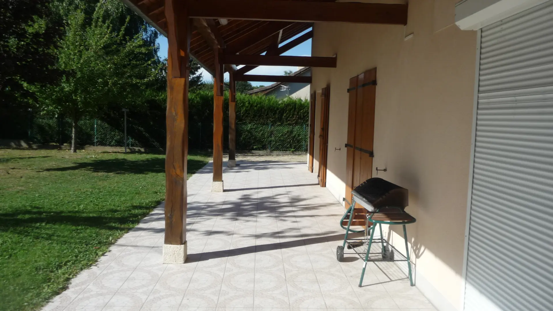 LOGIS DU DER - terrasse arrière converte