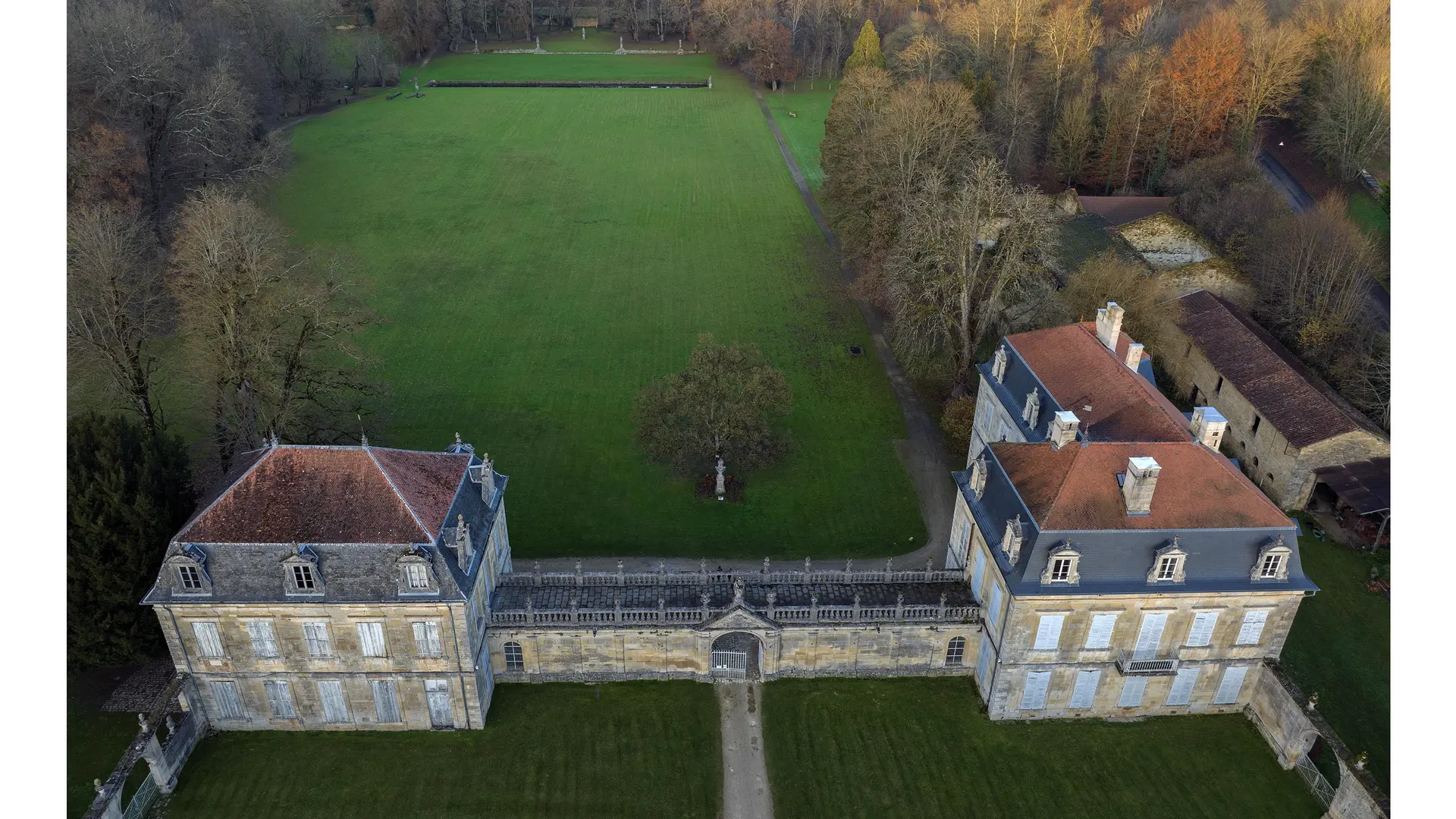 Parc de l'Abbaye de Trois-Fontaines Hiver