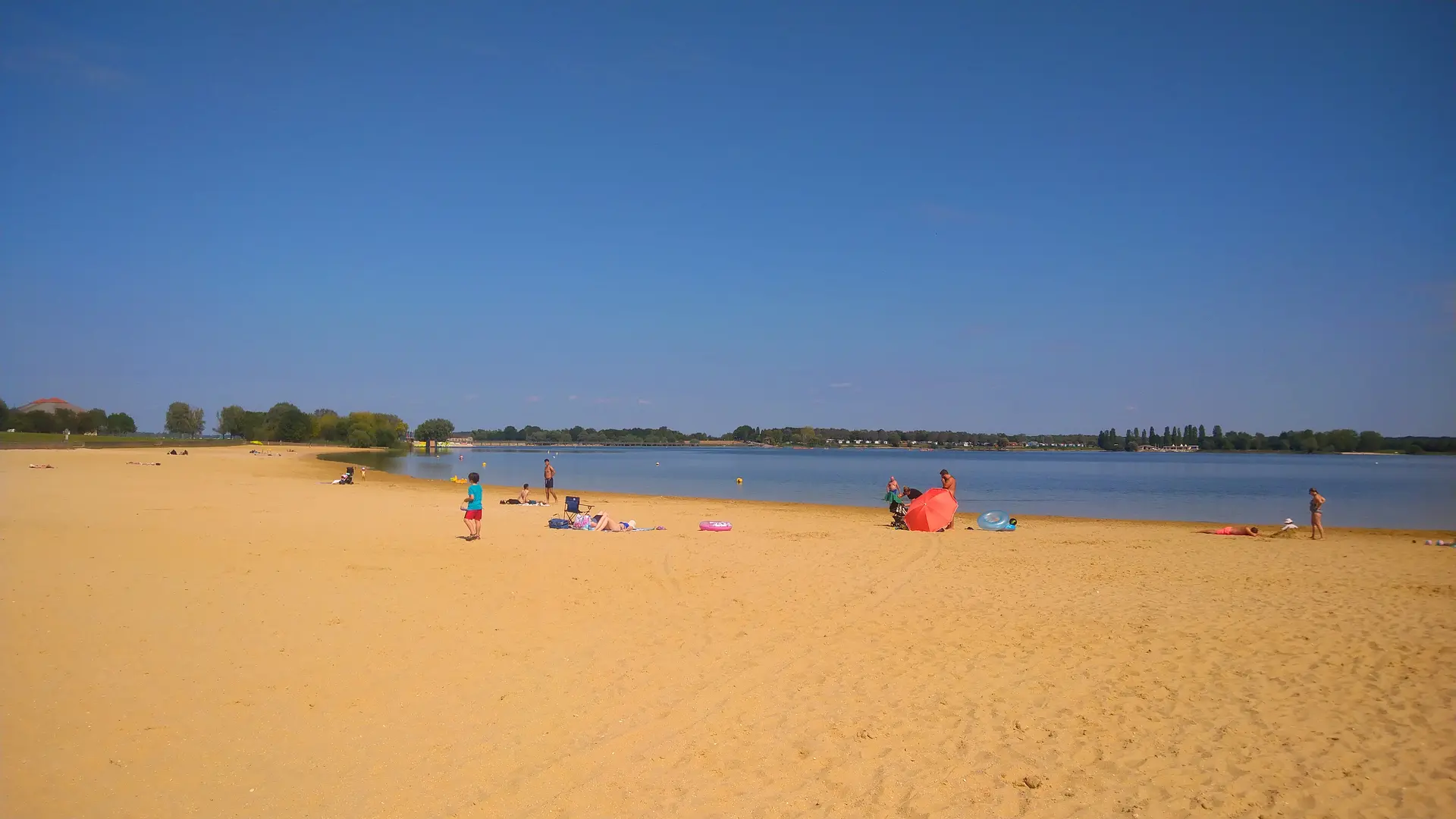 Plage de Giffaumont - Lac du Der en Champagne