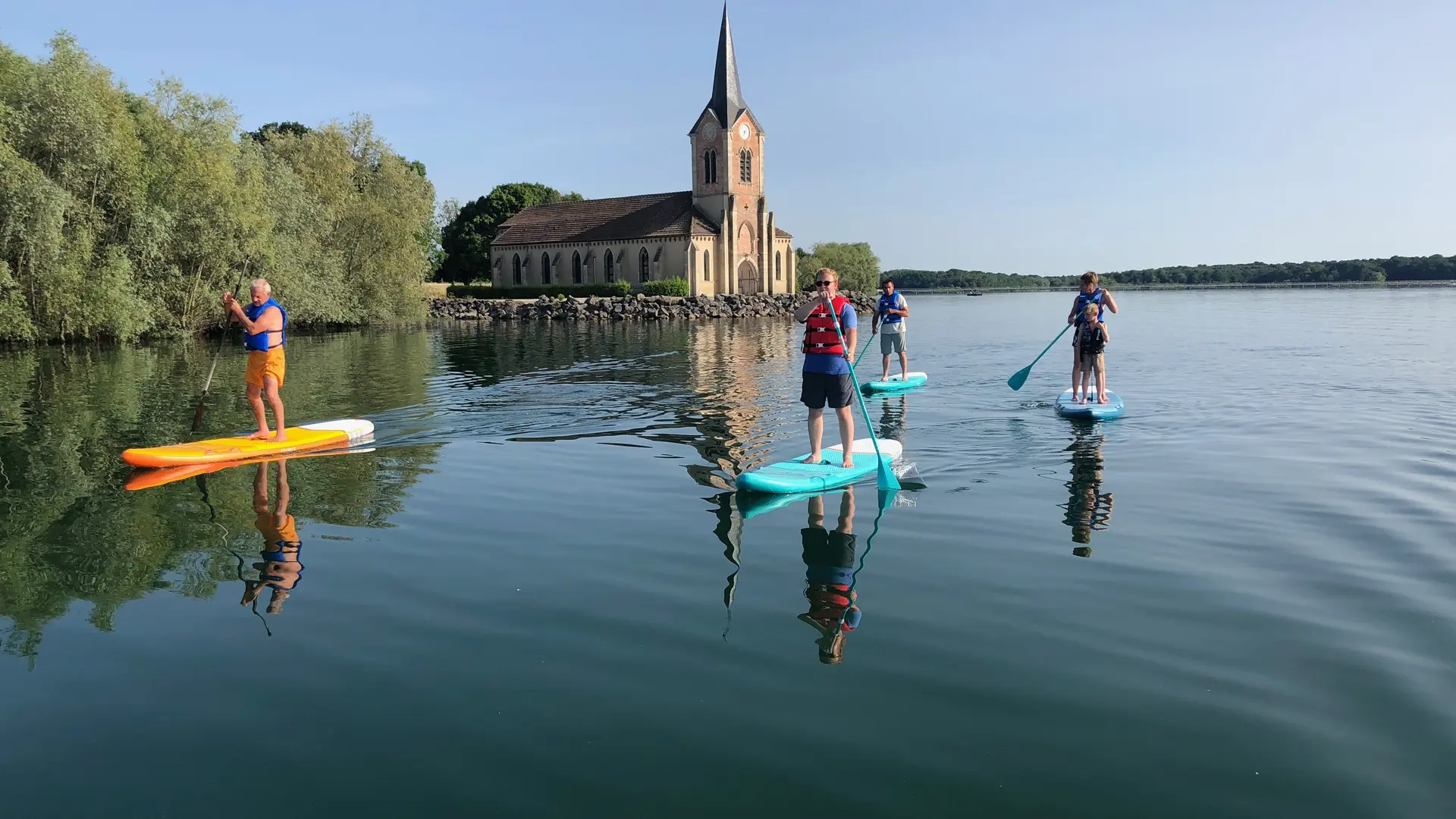 Stand-up paddle 1 - Lac du Der en Champagne