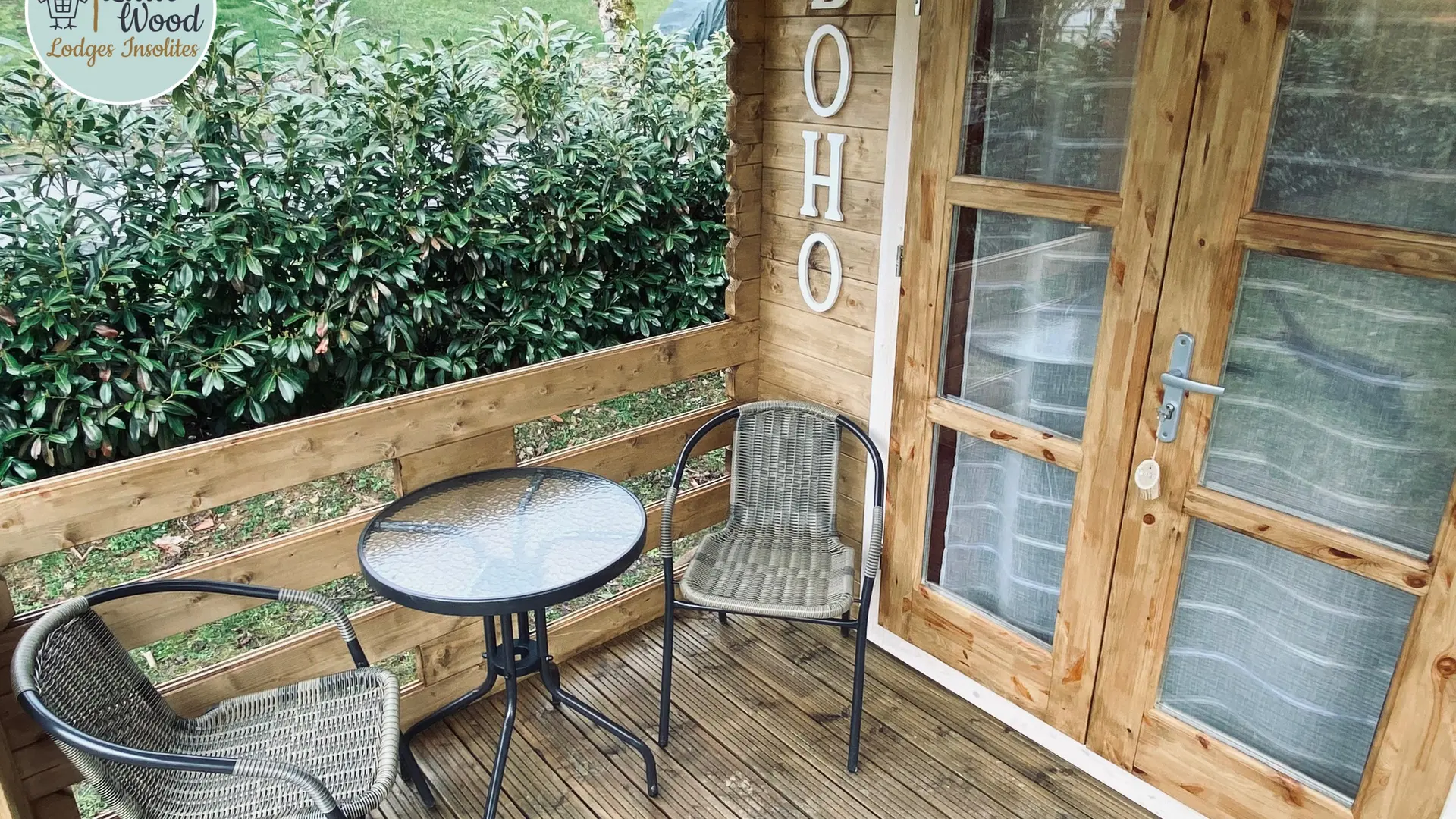 Lodge BOHO - Little Wood Lodges - terrasse