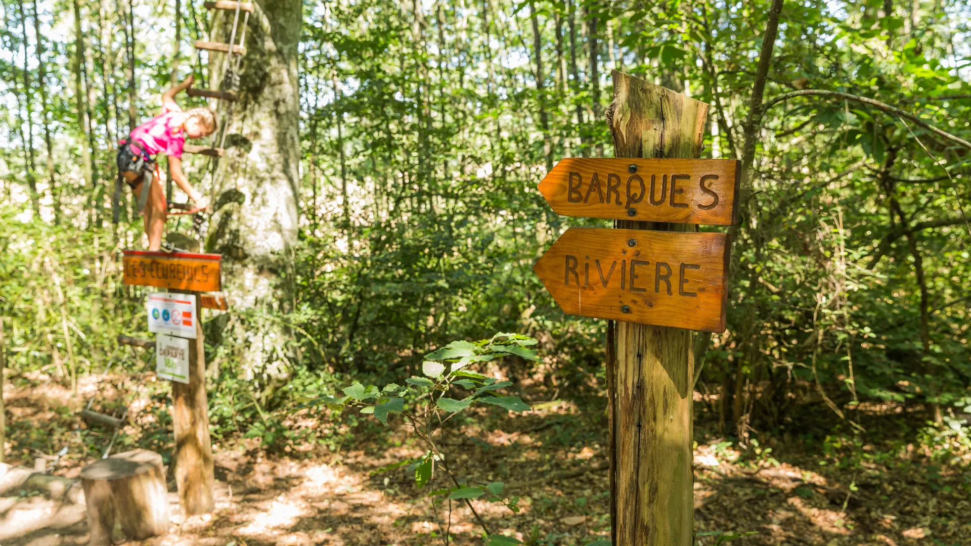 Parcours acrobatique et quick jump à deux pas de Laval