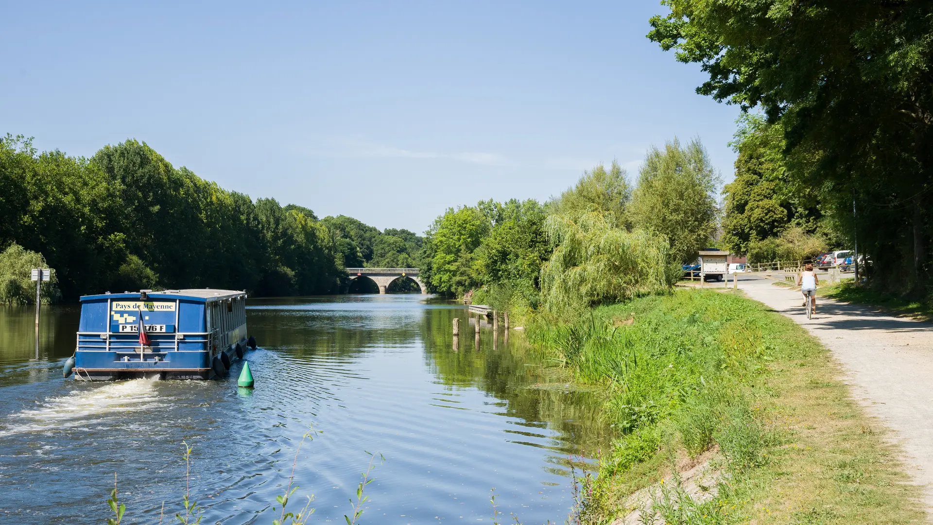 Mayenne bateau promenade La Meduana