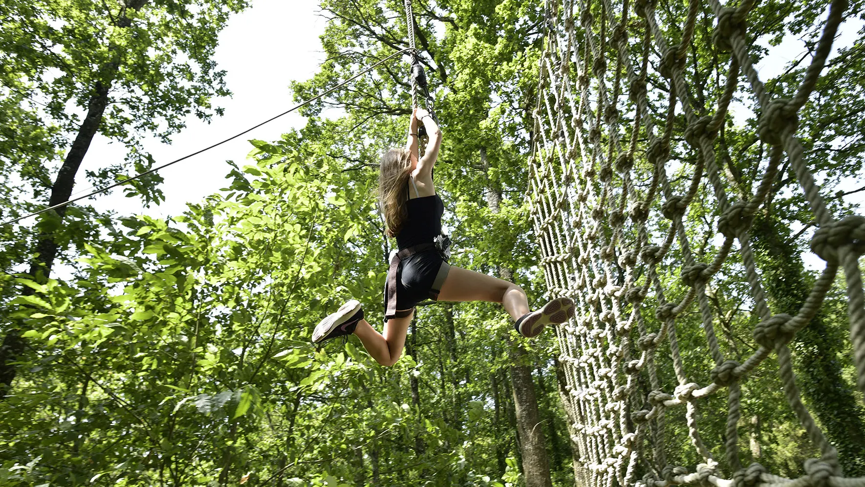 Parc de Loisirs de la Colmont Parcours en hauteur Gorron 53