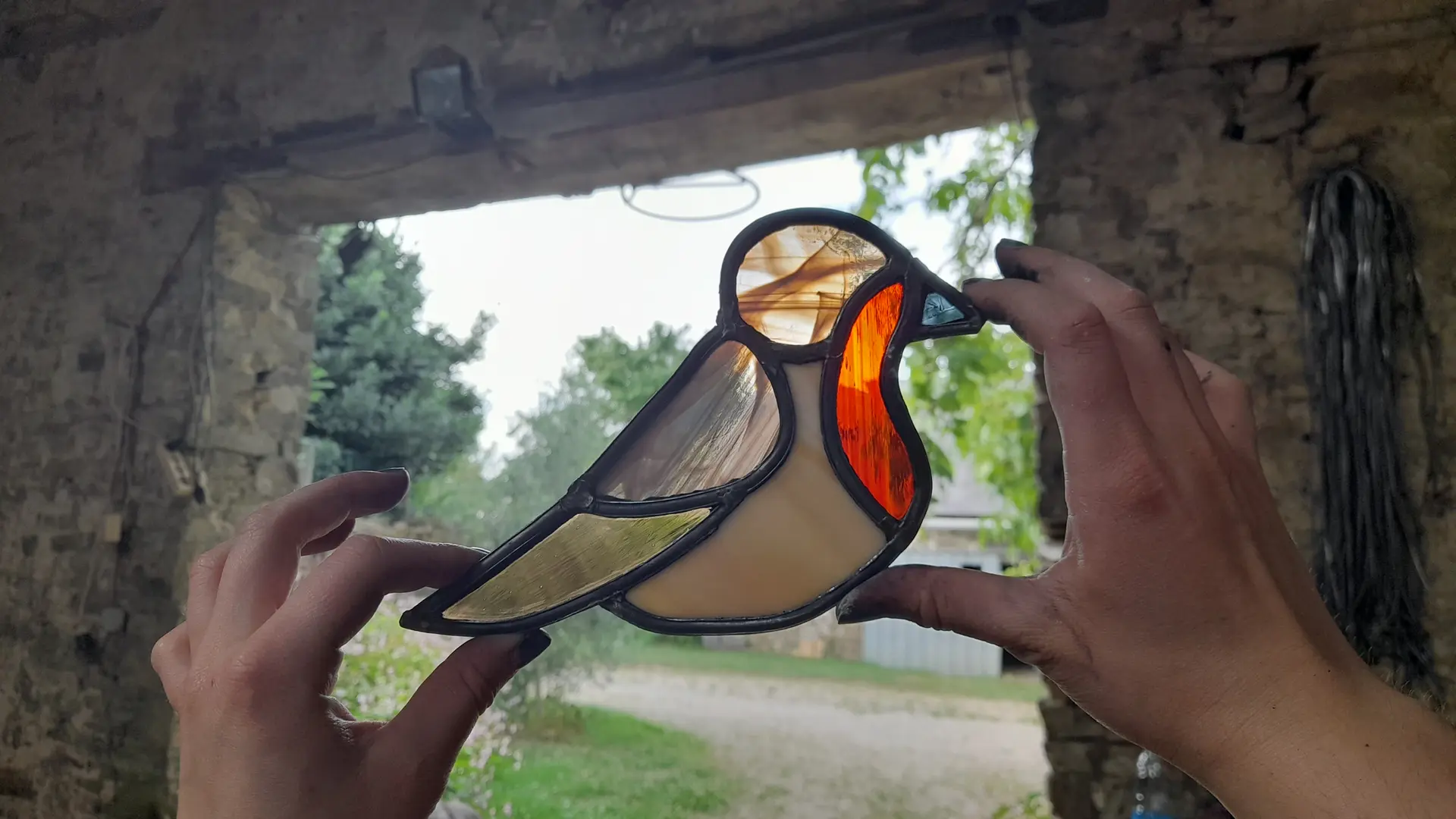 Création d'un petit vitrail - Stage d'Initiation