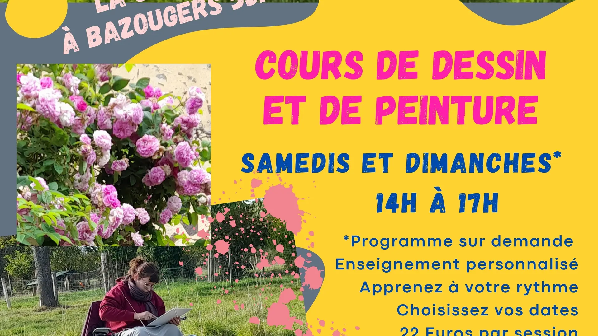 PEINDRE À LA FERME La Grulière à Bazougers 53170