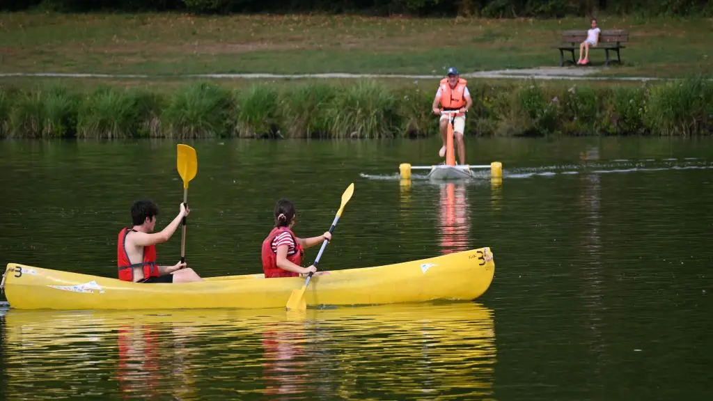 Canoe et surf bike