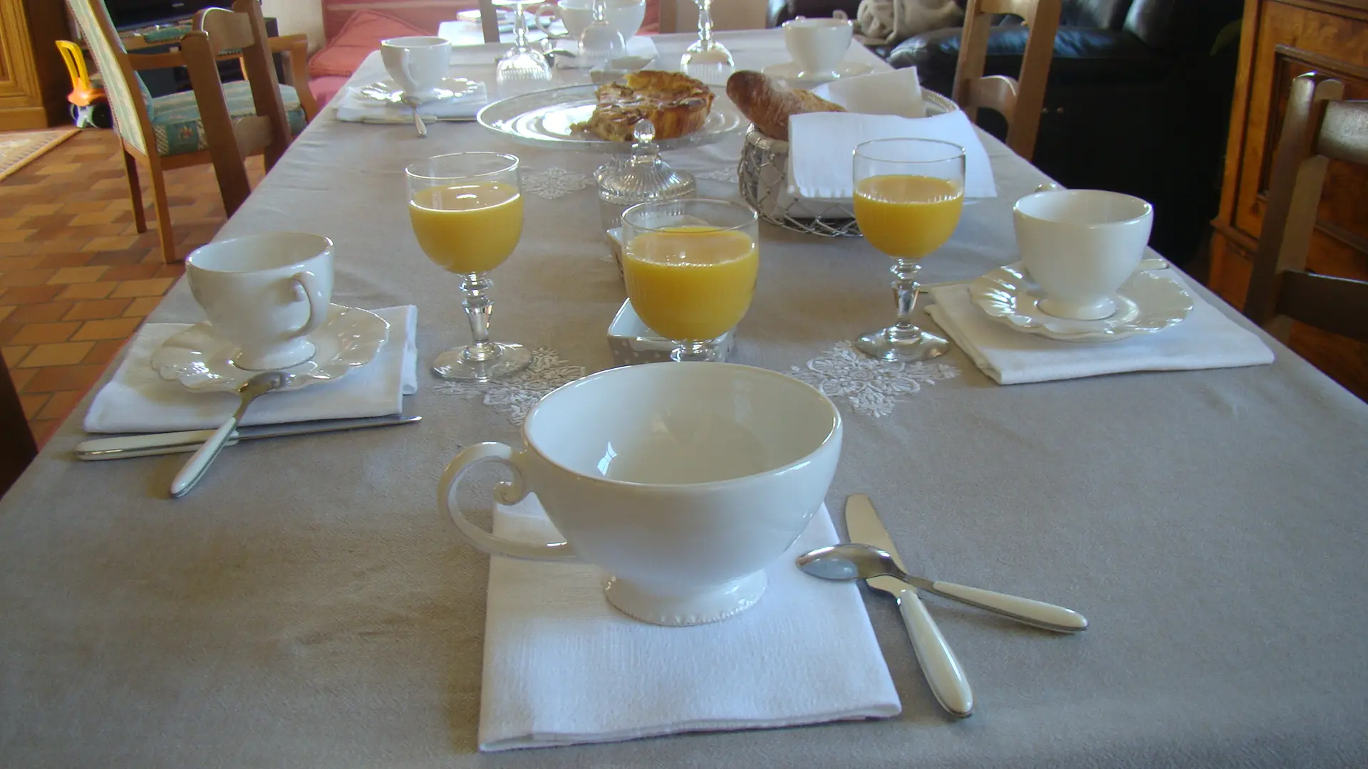 A l'heure du petit déjeuner