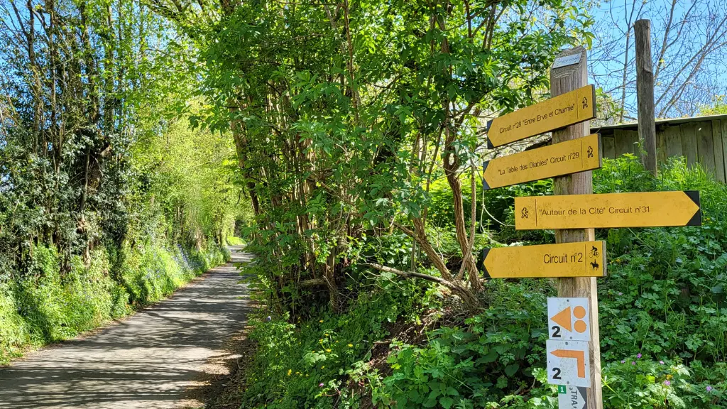 Balisage rando circuit 28 à Sainte-Suzanne