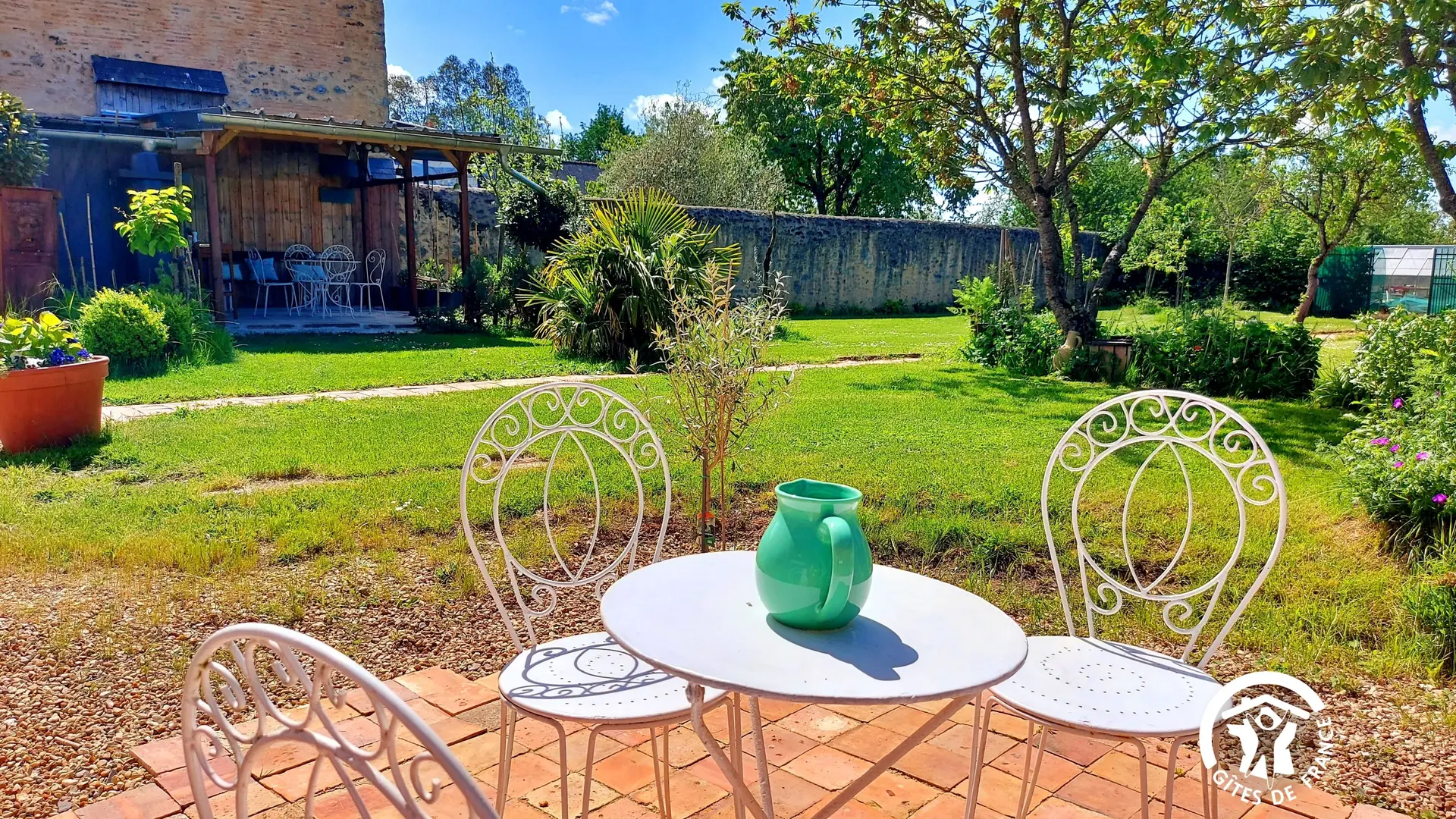 terrasse sur jardin