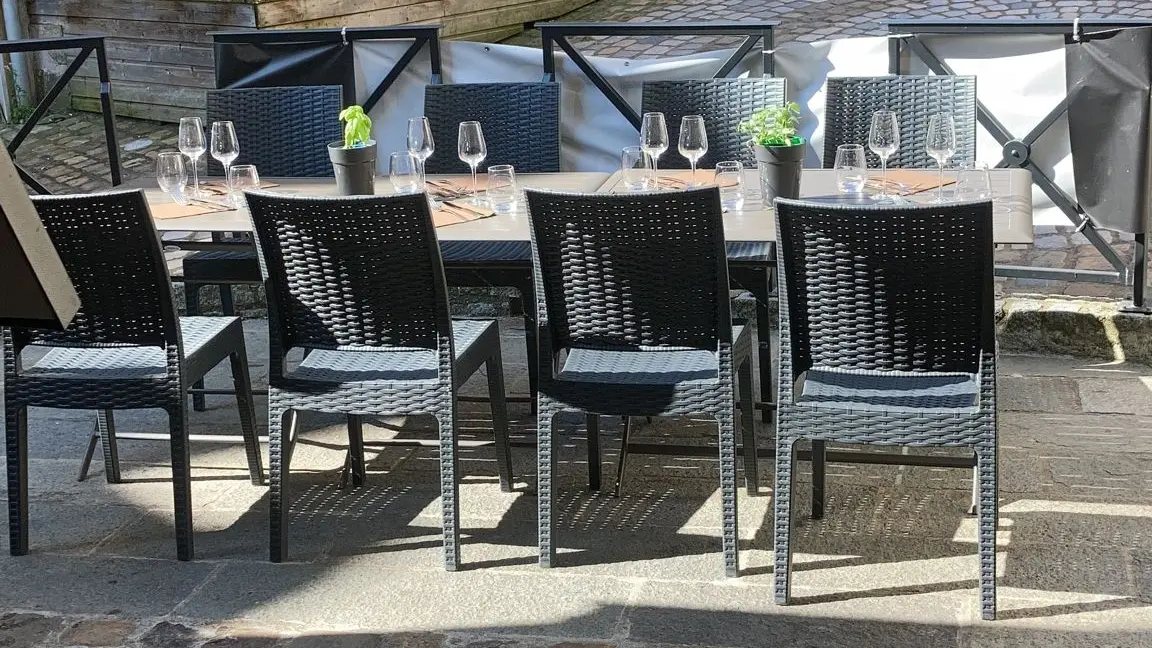 Terrasse pour un groupe