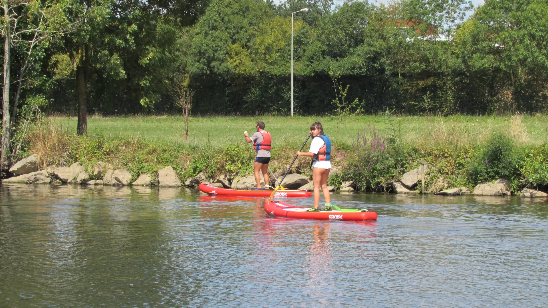 Paddle sur la Mayenne