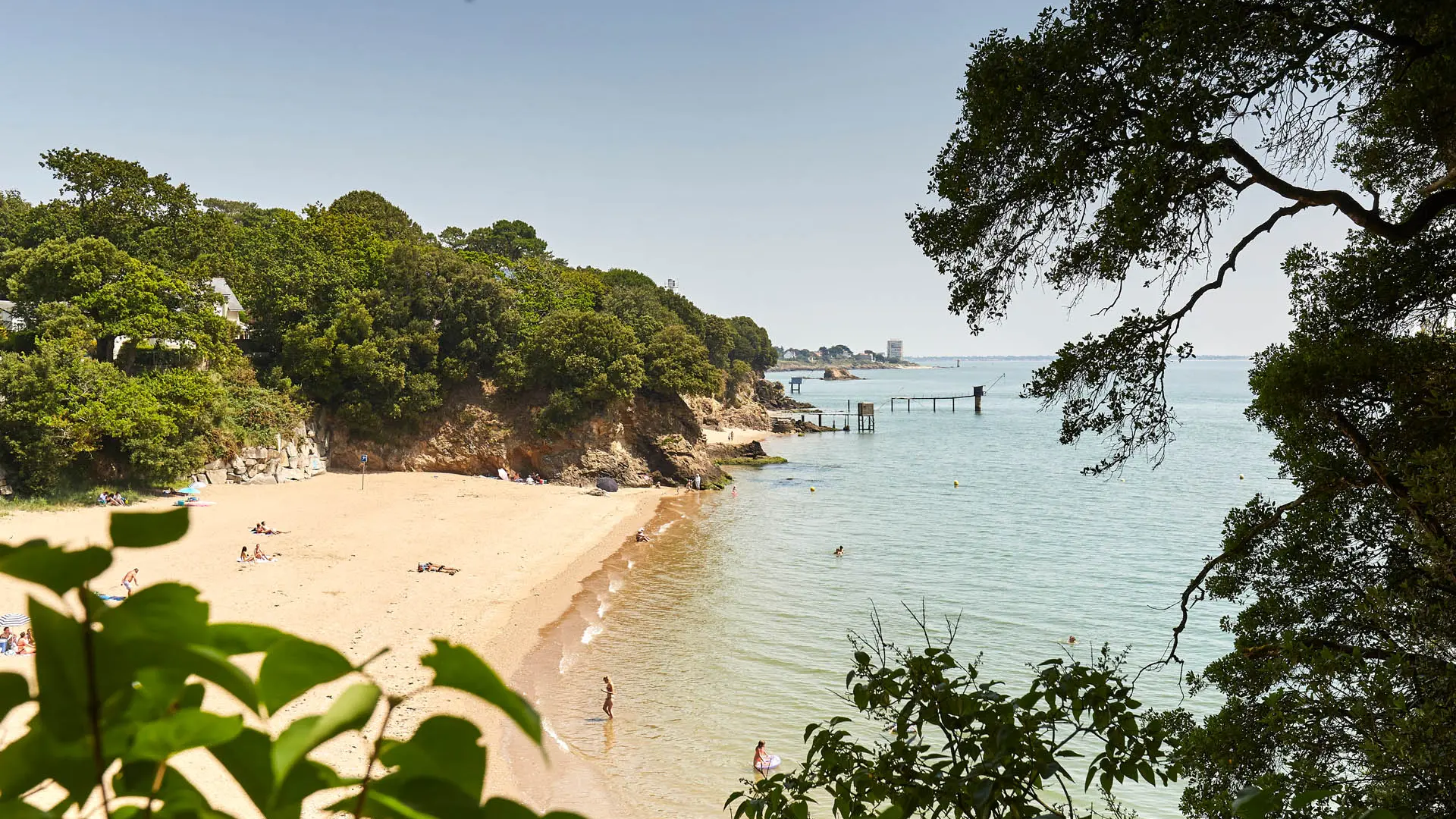 Plage de Porcé à Saint-Nazaire