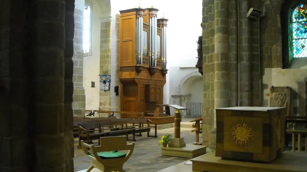 Orgue de l'abbatiale de Saint-Gildas de Rhuys - Morbihan - Bretagne Sud