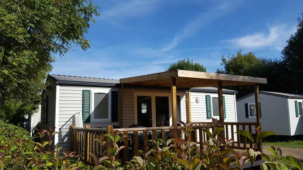 location mobil home camping pen palud morbihan