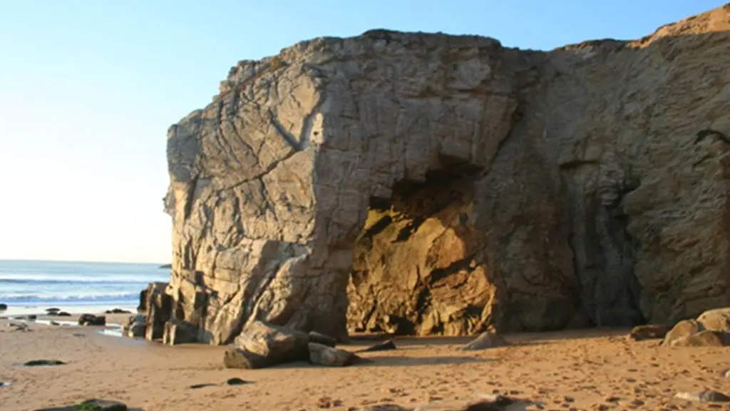 Côte Sauvage Arche de Port Blanc Quiberon Morbihan Bretagne Sud