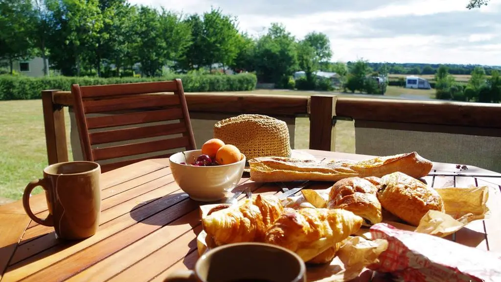 Petit déjeuner en Tente Lodge