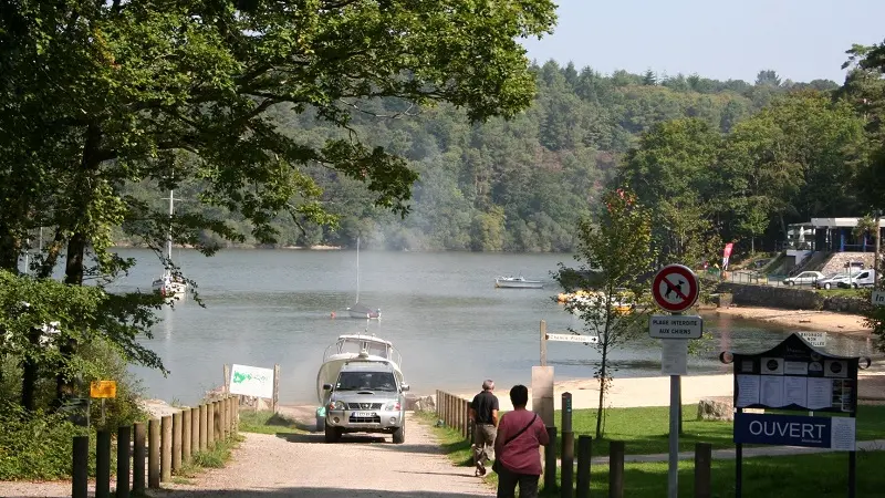 Accès plage Merlin les pieds dans l'eau_Saint Aignan