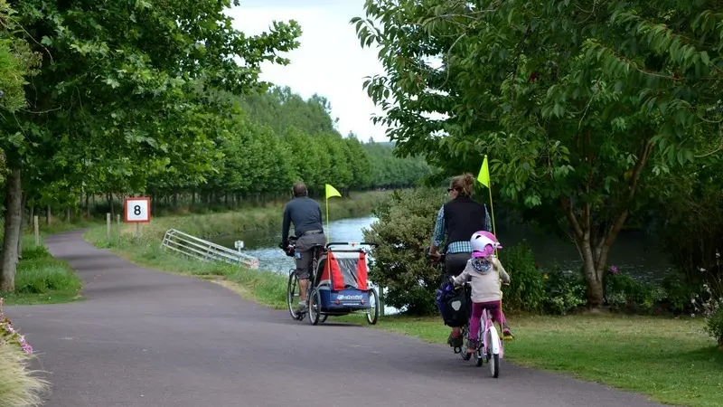 A vélo sur le canal