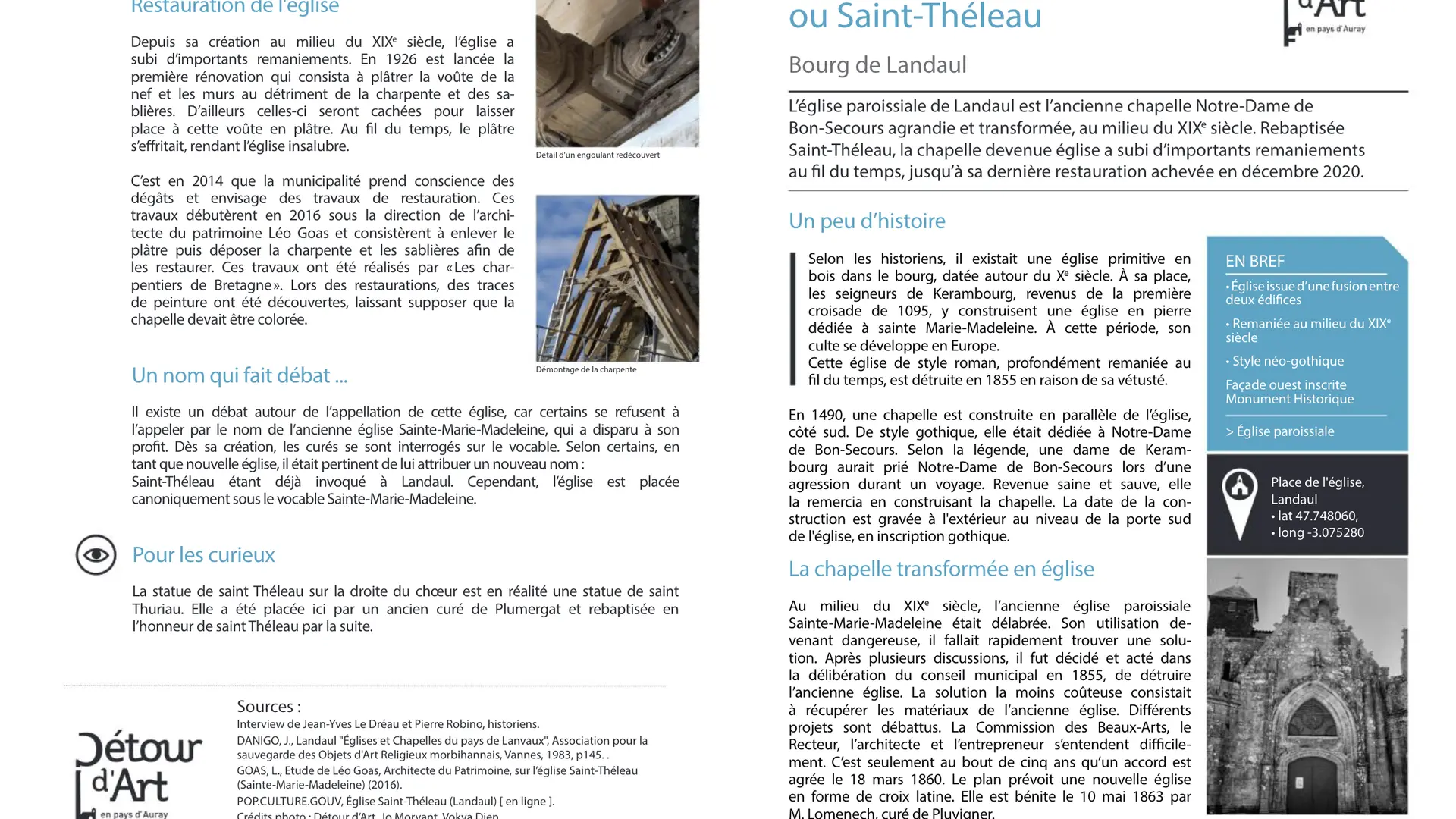 Eglise Sainte-Marie Madeleine et Saint-Théleau