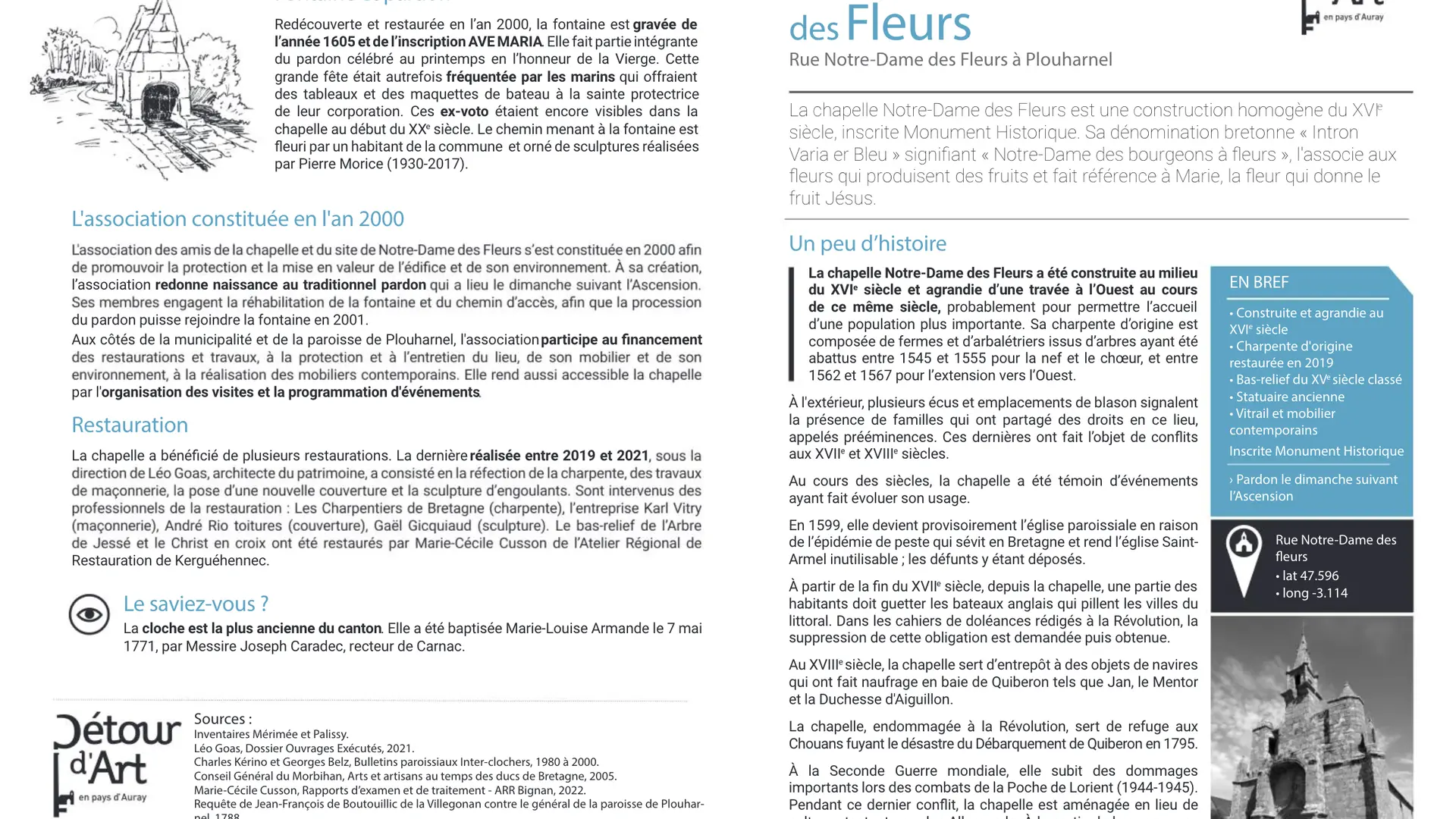 Chapelle Notre-Dame des Fleurs