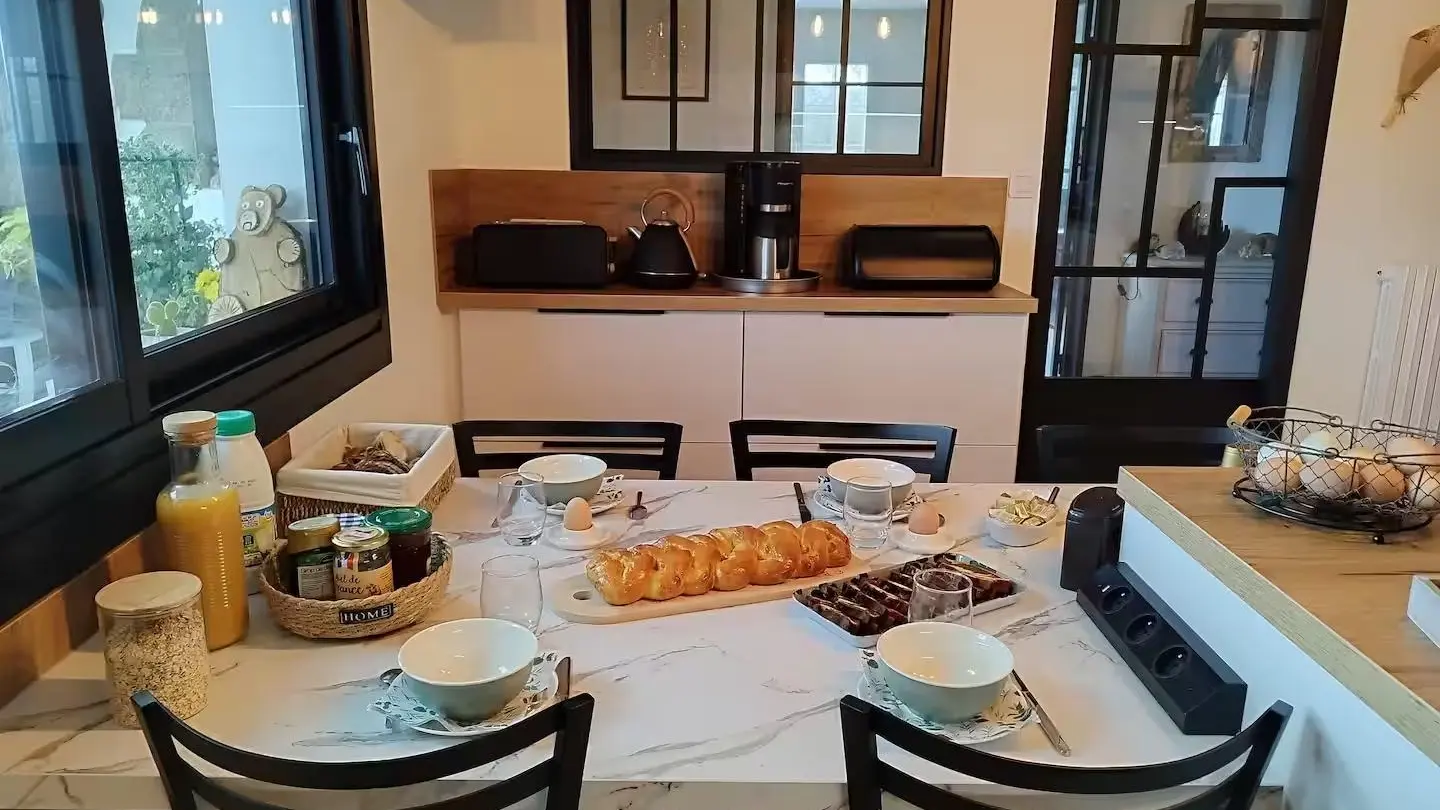 Chambres d'hôtes_La Maison du Blavet_Petit-déjeuner_Saint-Barthélemy©Gîtes de France Morbihan